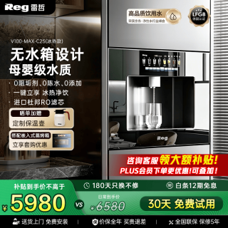 Reg V100嵌入式直饮机家用即热式饮水机自来水加热直饮一体机净饮机RO反渗透0阻垢净水器