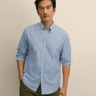 Brooks Brothers 男士衬衫 Friday Shirt Poplin Butcher Striped