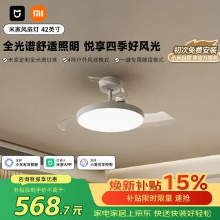 米家 9290041667 风扇灯 95W 白色 42英寸