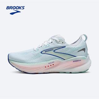 BROOKS Glycerin GTS 22 支撑版 女子跑鞋 120435-110 白色/帽贝蓝/鲜蓝色 38