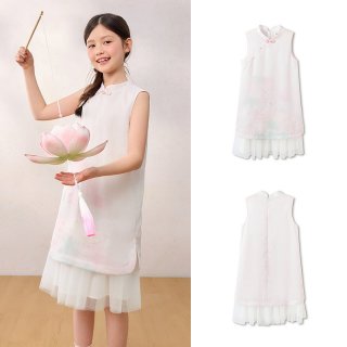 巴拉巴拉 童装女童裙子儿童连衣裙2026夏装新款新中式旗袍裙公主裙