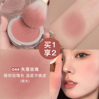 卡姿兰 腮红胭脂哑光单色可爱裸妆初学者显白细腻粉色防水持久学生