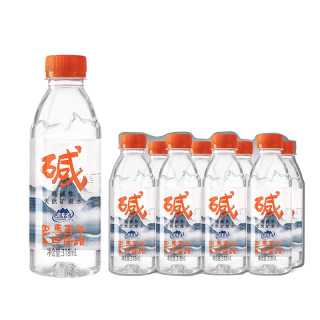 88VIP：巴马百年 弱碱性天然矿泉水 318ml*8瓶