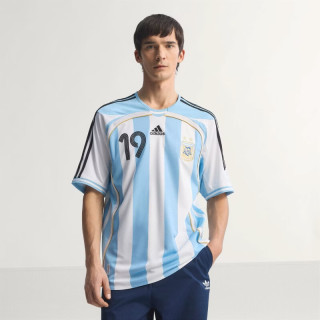 adidas 男世界杯球衣足球系列AFAHJSY06M阿根廷主场球迷版短袖JN3708L