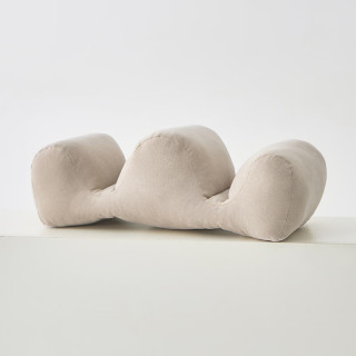 魅森 腿枕腿部曲张浅米咖58x25x17cm