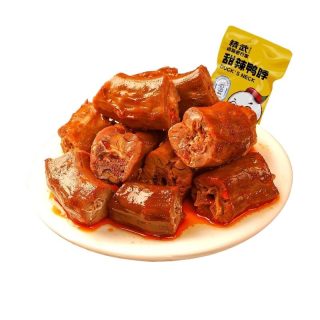 精武 卤味甜辣鸭脖零食大礼包500g