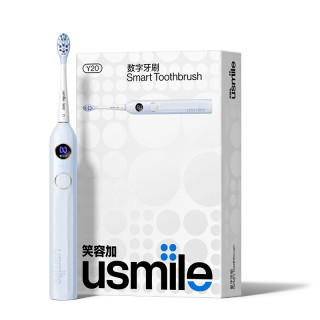 usmile 蓝牙APP骨传导语音智能提醒 电动牙刷Y20 净蓝