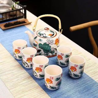 棠门 大容量防烫提梁壶中式茶具