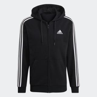 adidas Men's  Essentials Fleece 3-Stripes Full-Zip Hoodie