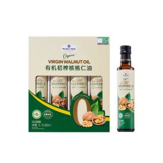 山姆 MM会员超市代购有机初榨核桃油250ml*3瓶儿童宝宝辅食油凉拌食 新版有机核桃油1瓶