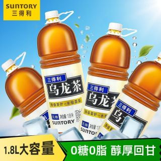 百亿补贴：三得利 乌龙茶 1.8L*4瓶 无糖茶饮料