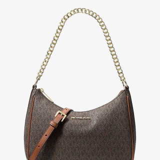 MICHAEL KORS Jet Set Travel 女士斜挎包 Large Signature Logo Convertible Crossbody Bag