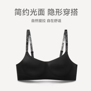 芬腾 内衣 女士无钢圈大胸显小透气文胸聚拢大胸一体式无痕全罩杯胸罩