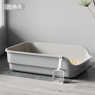 特大猫砂盆超大开放半封闭