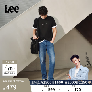 Lee 张凌赫代言 男士直筒牛仔裤 726