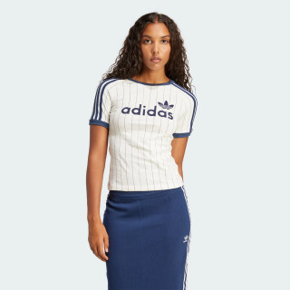 adidas 三叶草女子夏季新款简约透气运动休闲百搭短袖T恤 HZ9541 JC7705 S