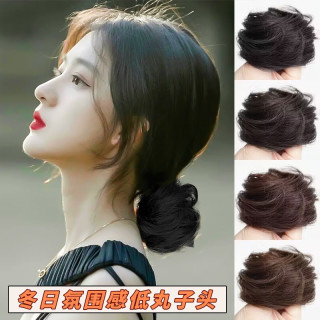 VF 假发女真发发圈汉服古风发包发髻头饰懒人盘发神器doll感女款