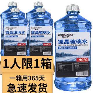 轩之梦 去油膜玻璃水汽车强力去污夏季防雨清洁养护冬季防冻