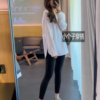 白色打底衫女内搭秋冬2025新款上衣加绒加厚中长款小个子长袖t恤