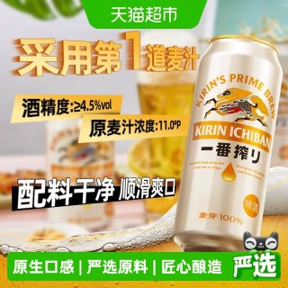 移动端、88VIP：麒麟 一番榨啤酒 500ml*24听