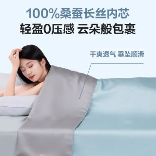 1号会员店 天丝桑蚕丝被 60支兰精天丝 150*210cm