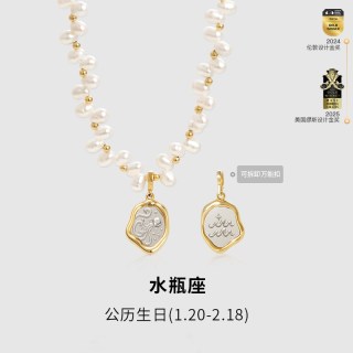 安铂洛利 王玉雯同款安铂洛利珍珠项链女新款锁骨链轻奢小众配饰星引力系列