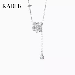 移动端：KADER开朵灵蛇小蛮腰项链女生925银锁骨链七夕礼物送女友卡蒂罗