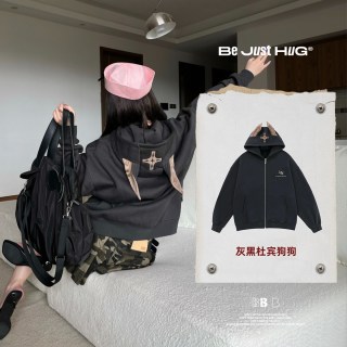 BJHG 杜宾美式男女连帽卫衣 BJHG-24DWY715