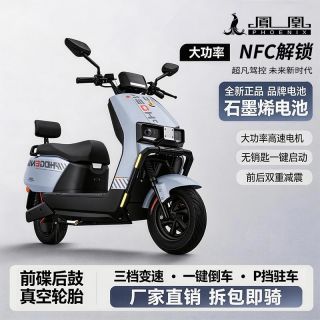 百亿补贴：PHOENIX 电动摩托车 72V 大功率两轮电动车
