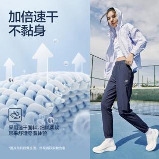 斯凯奇 户外运动裤女长裤GODRY速干裤梭织慢跑裤女式休闲裤夏季
