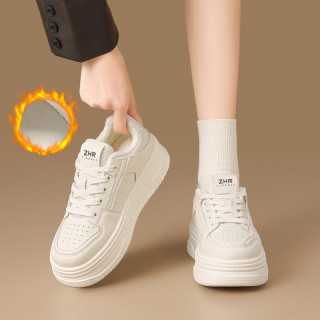 4.5cm厚底小白鞋百搭女鞋IF03（单里款）IF03A（加绒款）