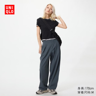 优衣库 防紫外线 女士防晒裤 08 深灰色 2XL