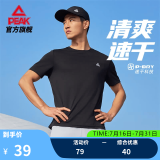 匹克 DF652167 速干透气 运动T恤