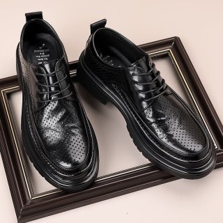 显霸 男士商务休闲皮鞋 X22633-1