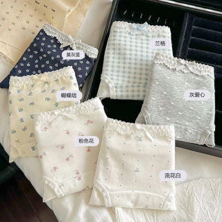 初棉树纯棉加长裆内裤6条装