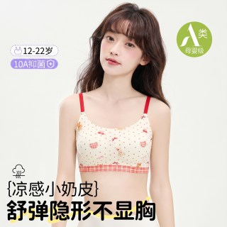 初棉树少女内衣三阶段发育期文胸夏薄款