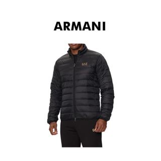 EMPORIO ARMANI 春夏新款男90白鸭绒超薄羽绒服外套礼物黑3XL