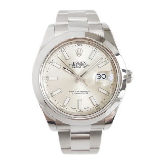 ROLEX 日志型 男士自动机械表 116300银盘钢带