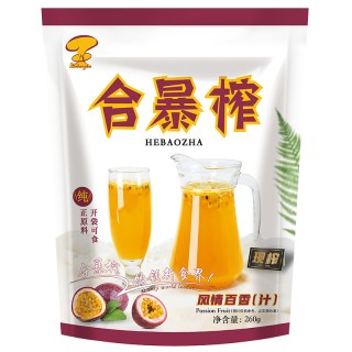合暴榨 风情百香果汁 260g 袋装