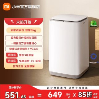 米家 桶自洁 波轮洗衣机  8kg