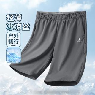 梦特娇 弹力腰头男士休闲裤夏季薄款男短裤