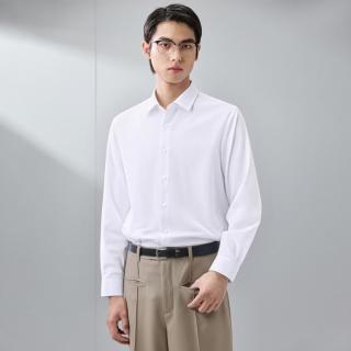 GXG 春季轻商务通勤日常男式翻领长袖衬衫