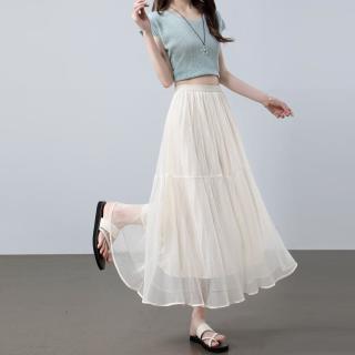 I.T it izzue 女士半身裙 高腰气质网纱裙