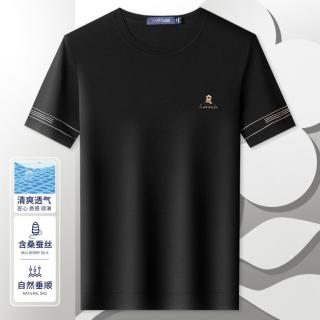梦特娇 夏季男士短袖t恤舒爽透气时尚休闲上衣