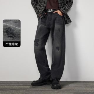 卡宾 自然垂顺冰爽亲肤春夏薄款休闲直筒百搭牛仔裤