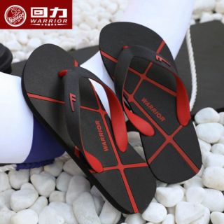 回力 男款夏季浴室防滑个性韩版沙滩户外软底凉拖鞋