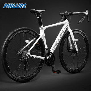 PHILLIPS 公路自行车铝合金成人变速男女款上班代步骑行单车GCR300
