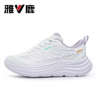 雅鹿 V/雅鹿5D莱卡网棉超轻软弹男女同款运动跑步运动鞋2506