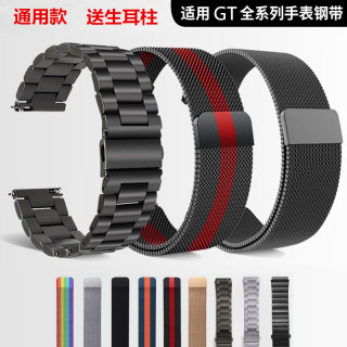适用华为手表带GT4/5米兰设计经典拆卸精钢纤薄适合可选产品耐磨