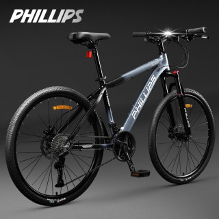 PHILLIPS 山地自行车铝合金成人变速越野上班代步两轮骑行单车JY009